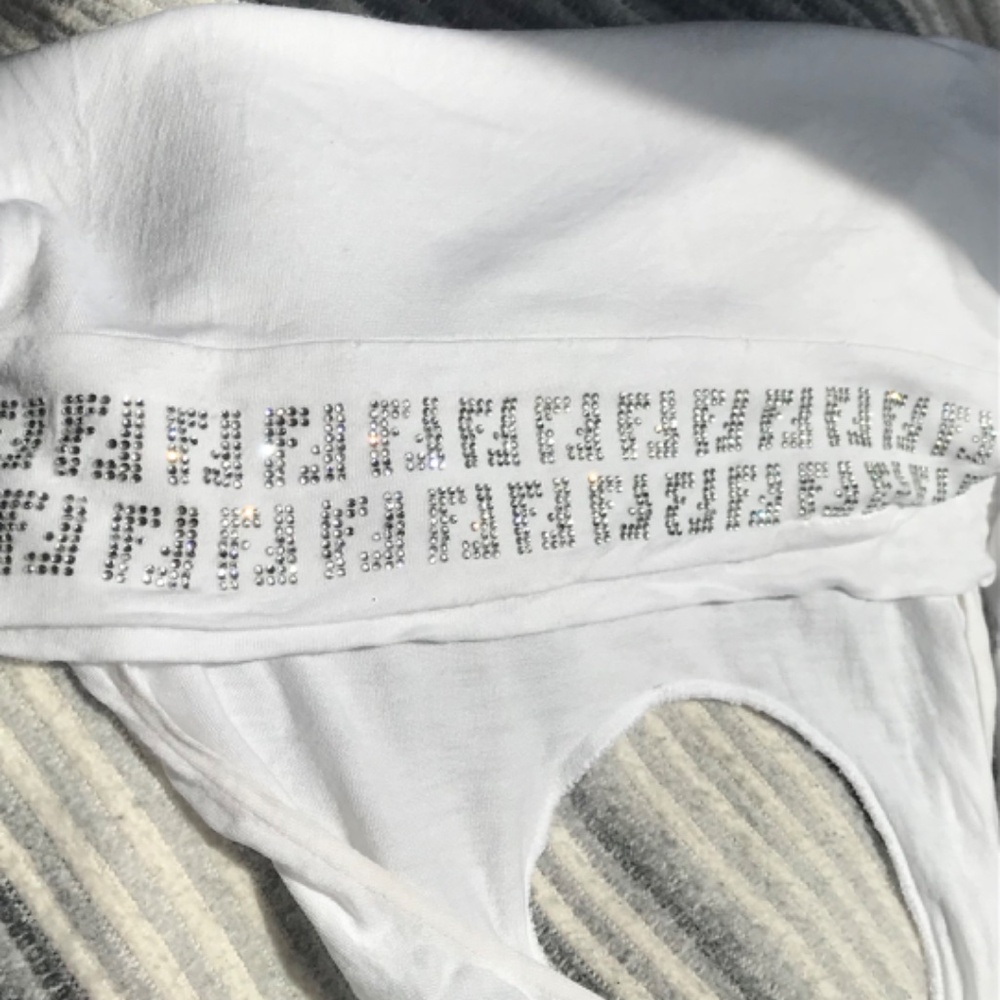 FENDI top with FF crystals on waist. - Picture 9 of 13